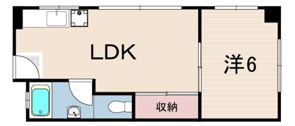 シャトー六甲の間取り画像