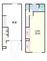 WORKINGBASE伊丹WESTの間取り画像