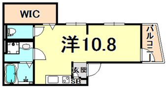 レジデンス西宮呉羽の間取り画像