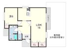 ハイツ瓦木の間取り画像
