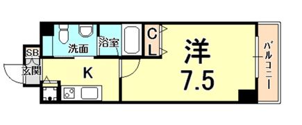 グルーヴ武庫川の間取り画像