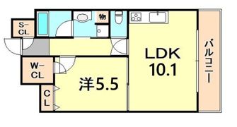 シティタワー神戸三宮の間取り画像