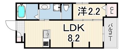 シーエムドゥの間取り画像
