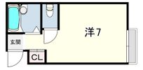 M’S GARDEN鈴蘭台の間取り画像