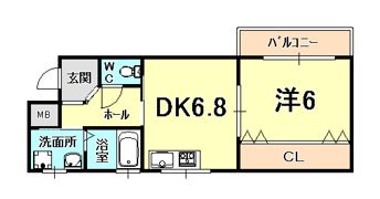ピュアハウス青蘭館の間取り画像