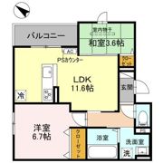 ヴェルデ天城の間取り画像