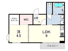 ヴィラ甲東園の間取り画像