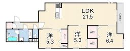 エステート南塚口の間取り画像