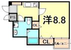 マテリアル甲東園の間取り画像