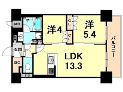 ブランシエスタ西宮の間取り画像