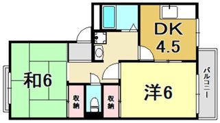 ホワイトハイツの間取り画像