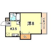 グリーンルーフ神若の間取り画像