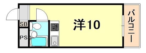 LA VERITA武庫川の間取り画像