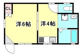 松本ハイツの間取り画像