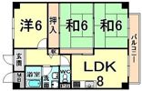 グランディール園田の間取り画像