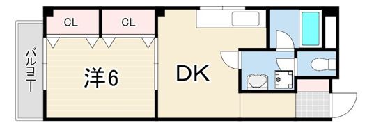 サンハイツ元町の間取り画像