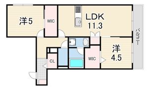 （仮称）西宮市甲子園四番町ヘーベルメゾンの間取り画像