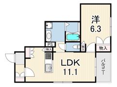 ヘーベルメゾン酒蔵通りの間取り画像