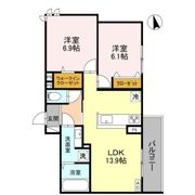 アンバーキューブCの間取り画像