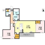 アンバーキューブCの間取り画像