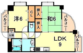 ベルロード六甲の間取り画像