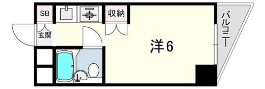 キューブ東塚口の間取り画像