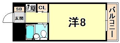 シャトーリーベの間取り画像