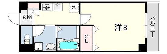 コルボビアンコ甲東園の間取り画像