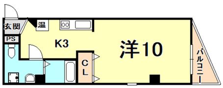 ディアコート苦楽園の間取り画像