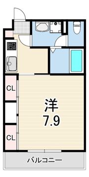 甲子園マンションの間取り画像