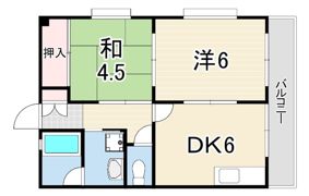 ミツワレジデンス甲子園口の間取り画像