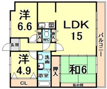 ルミエール西宮の間取り画像