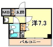 藤和シティコア神戸中道通の間取り画像