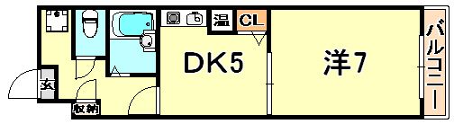 アーバンK2の間取り画像