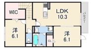 クローバー富士2号館の間取り画像