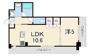 ワコーレ ザ・神戸旧居留地レジデンスタワーの間取り画像