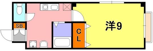 ヒルズコート北野坂の間取り画像