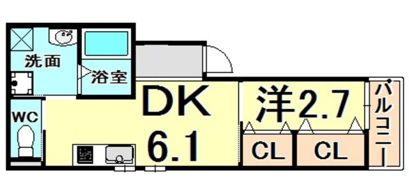 KTIレジデンス武庫川2の間取り画像