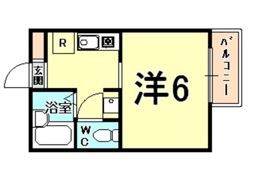 メゾン甲子園の間取り画像