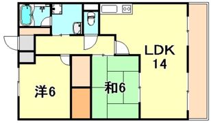 サンライズ明和の間取り画像