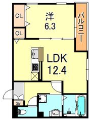パーチェ中山手2の間取り画像