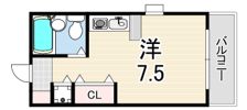 クレスト夙川の間取り画像