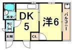 北口ハイツの間取り画像