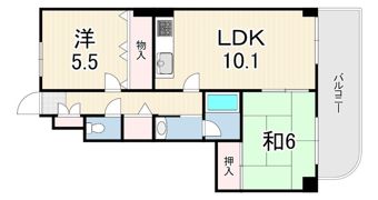 サンライズ明和の間取り画像