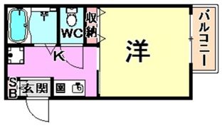 ブロスハイツ住吉本町の間取り画像