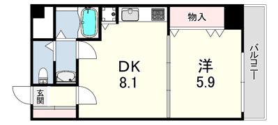 フォルム芦屋アヴァンセの間取り画像