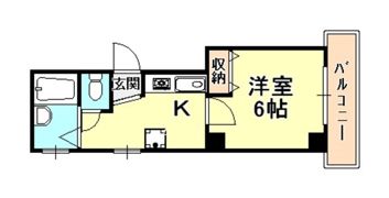 メゾン御影の間取り画像