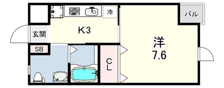 VIVA 三条の間取り画像