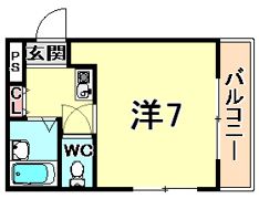 ブロスコート住吉の間取り画像