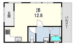 大原町甲南ビル2の間取り画像